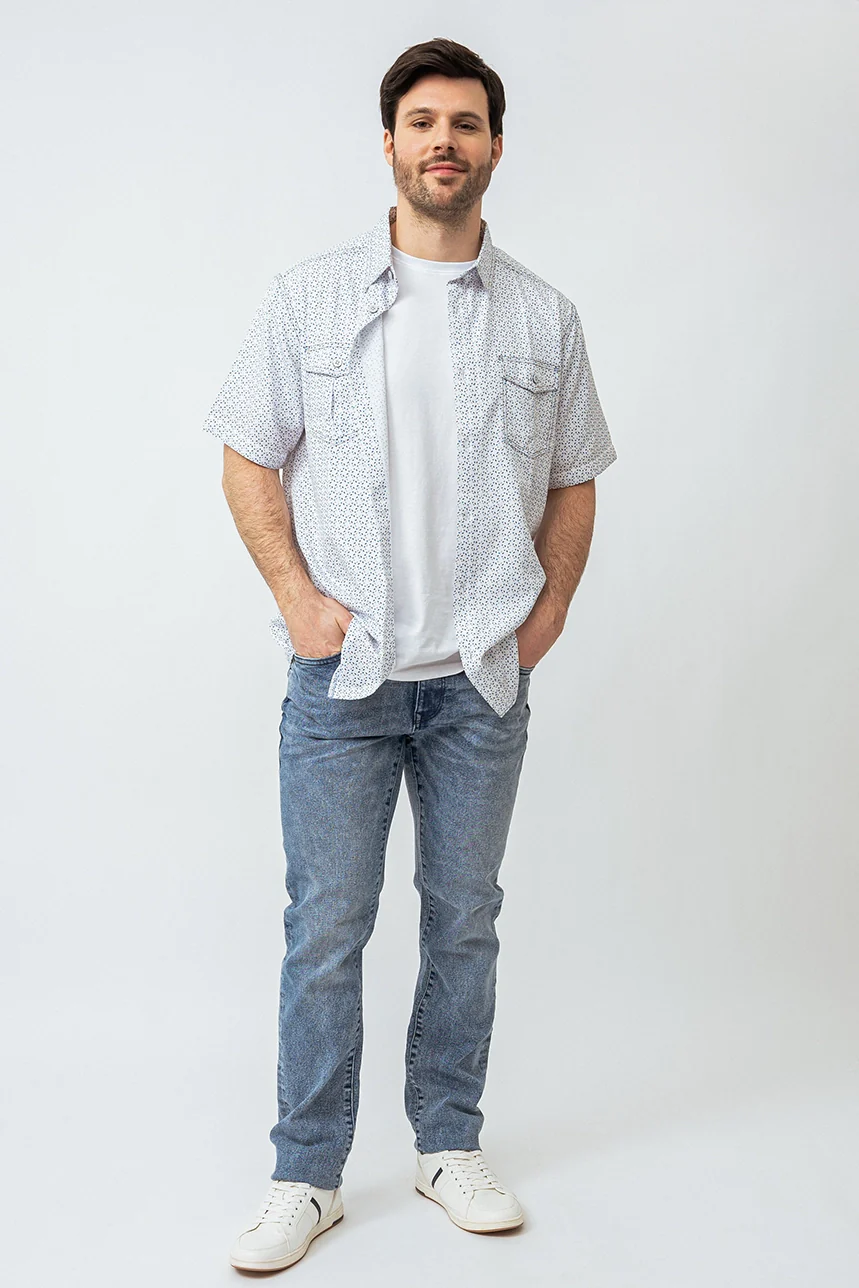 Le jeans droit délavé | Modèle Baru - Image 5