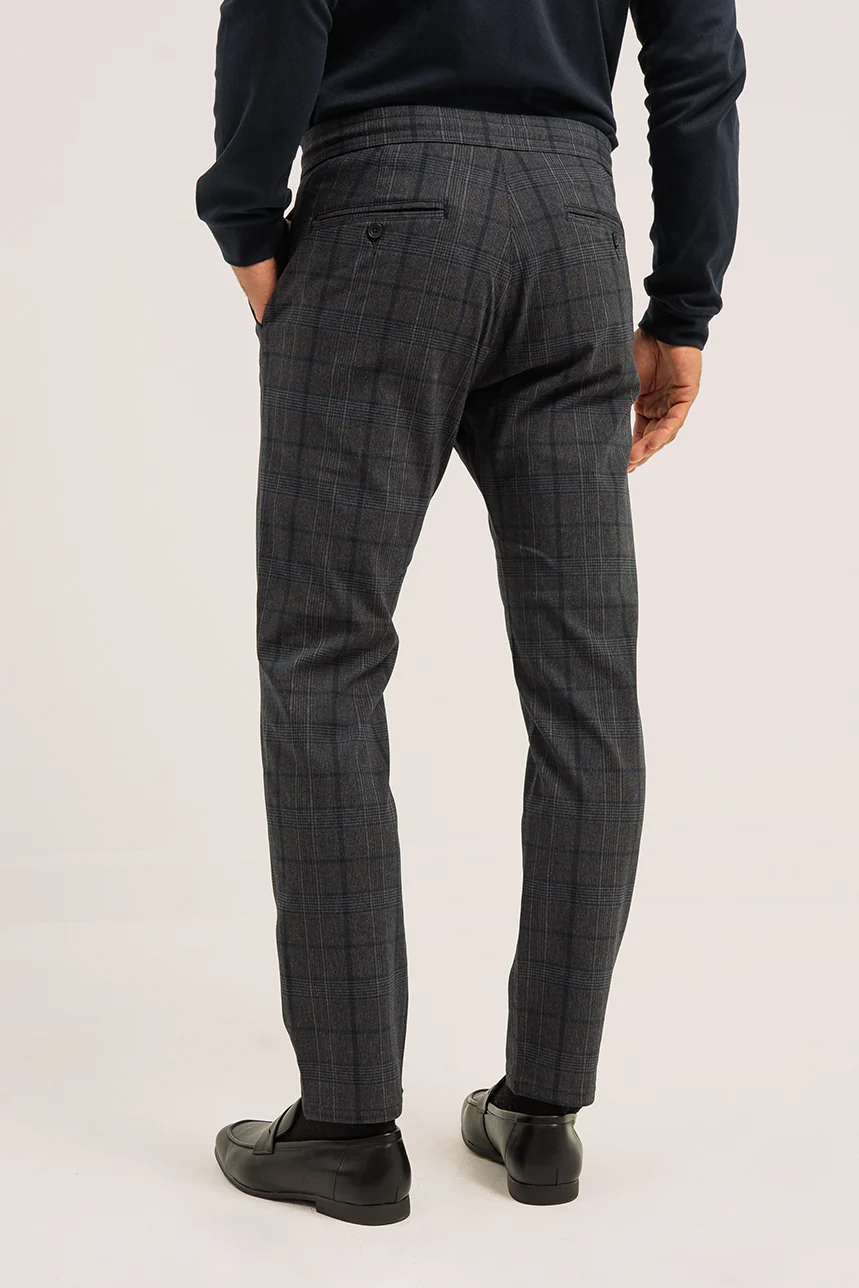 Le pantalon Prince-de-Galles marine - Image 2