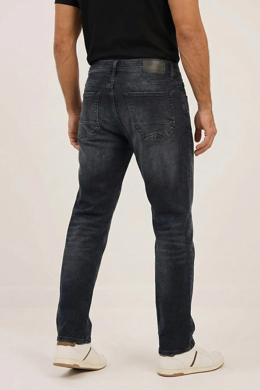 Le jean droit noir | Modèle Baru - Image 2