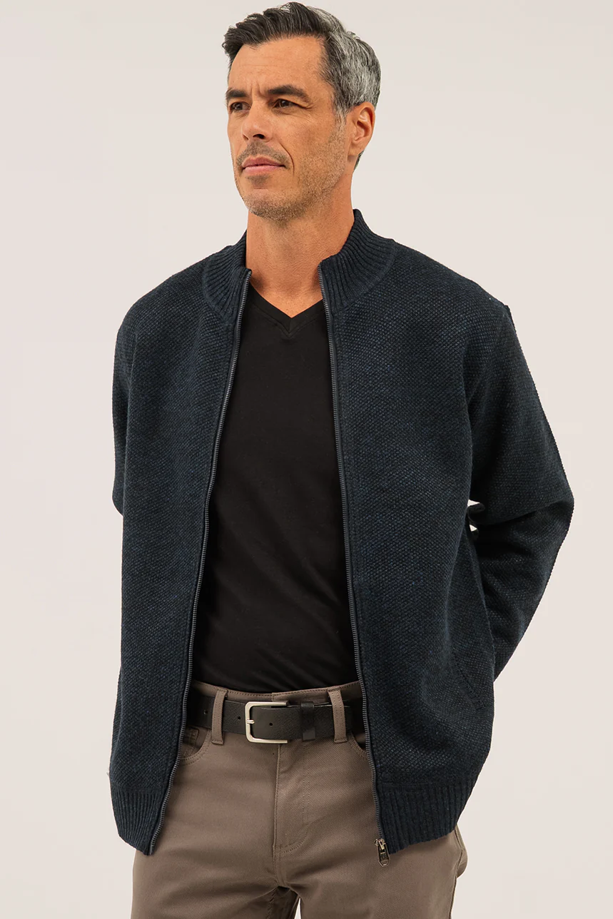 Le cardigan en tricot doublé en flanelle - Image 2