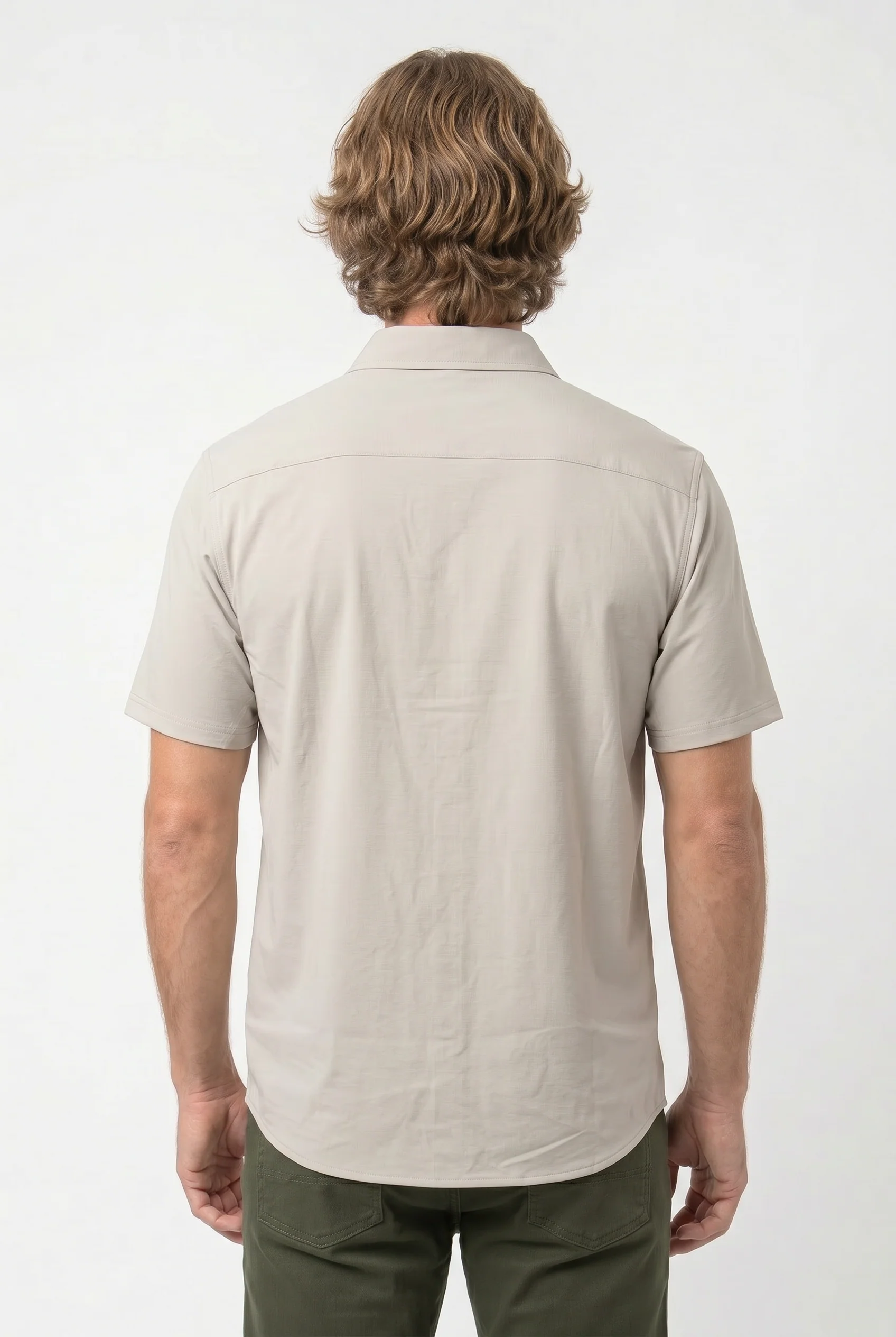 Chemise manches courtes fluide - Image 3