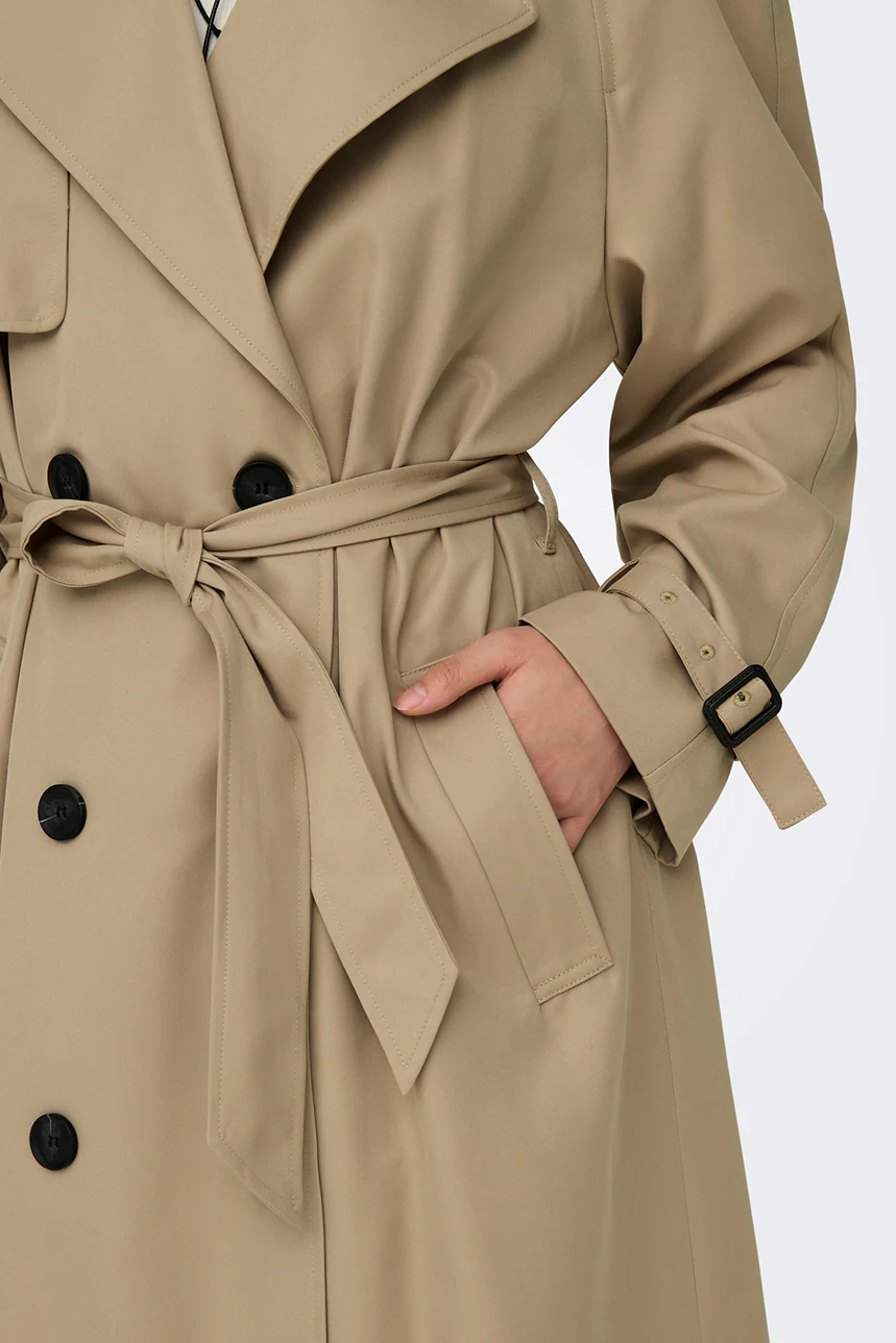Le manteau Trench-coat beige - Image 3