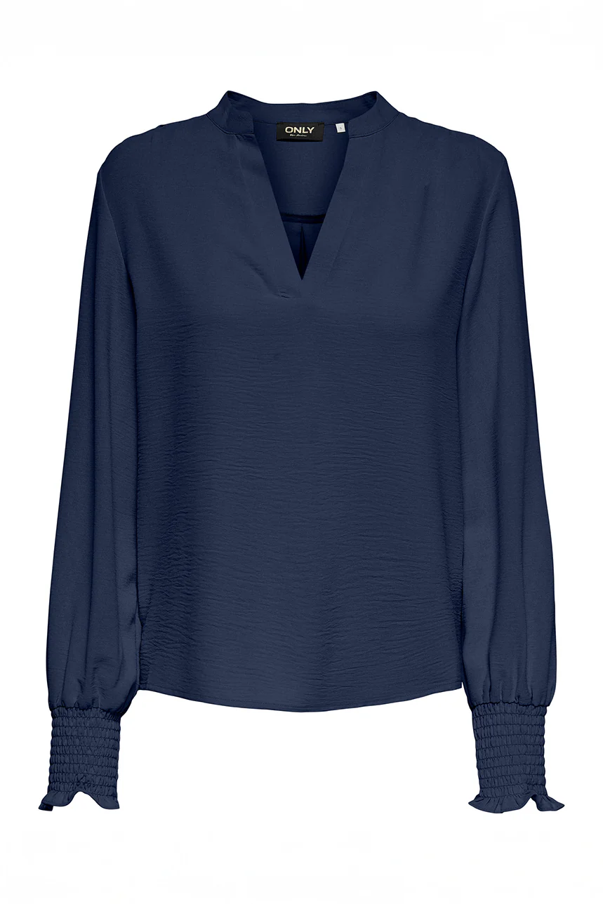 La blouse en crêpe avec col en V - Image 12