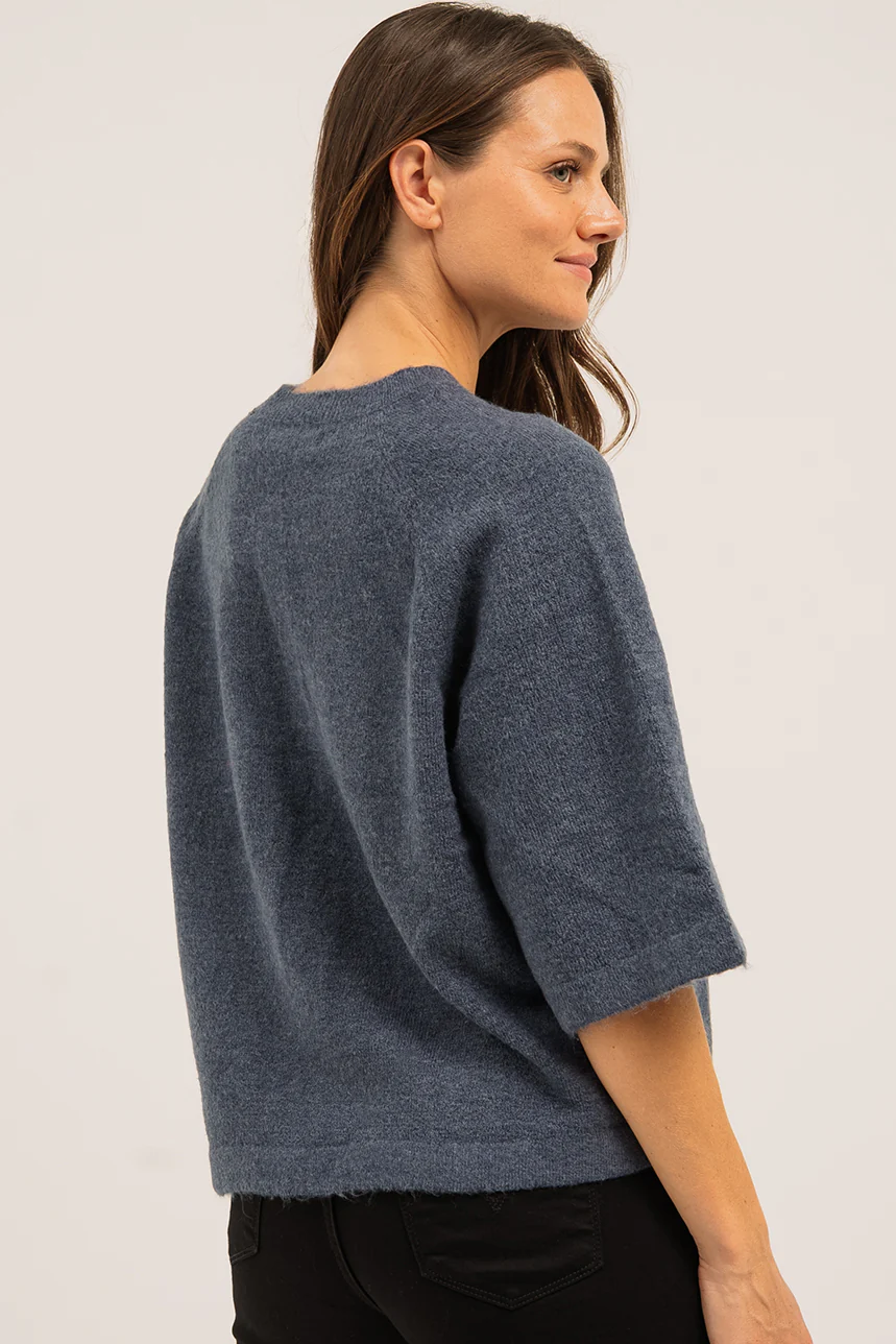 Le chandail en tricot à manches Raglan courtes - Image 8