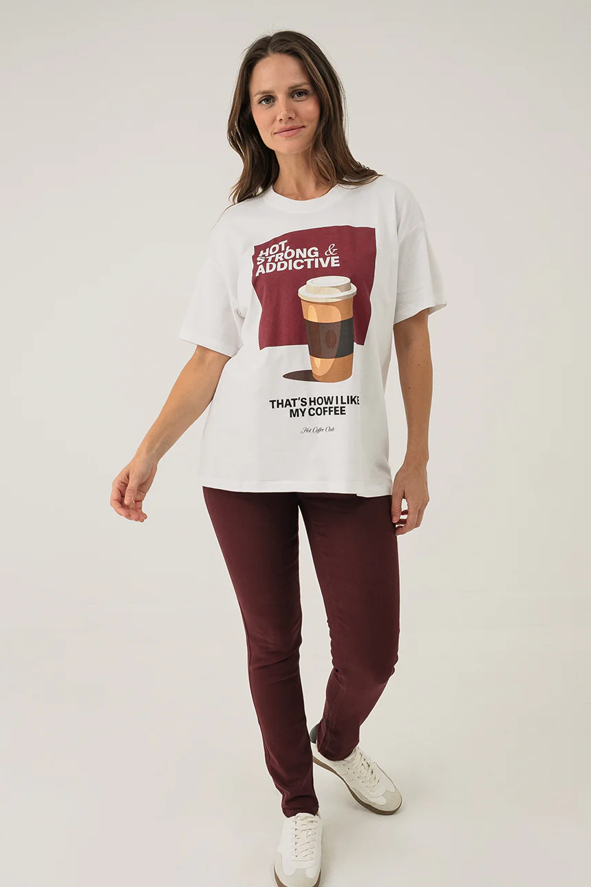 Le t-shirt imprimé thématique café - Image 10