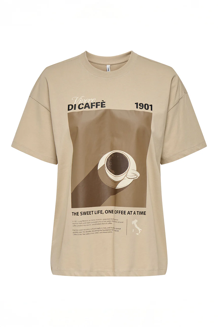 Le t-shirt imprimé thématique café - Image 4