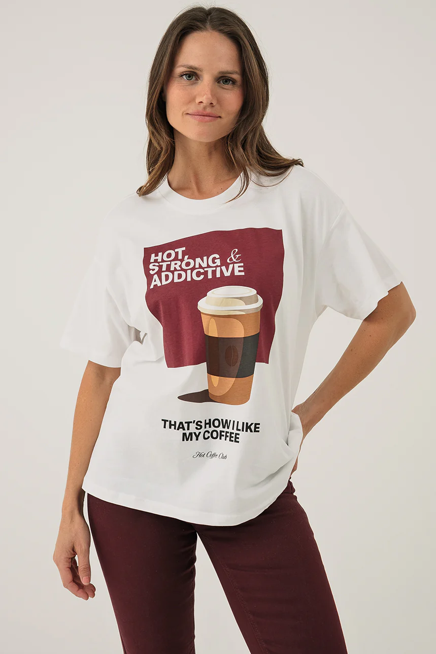 Le t-shirt imprimé thématique café - Image 6