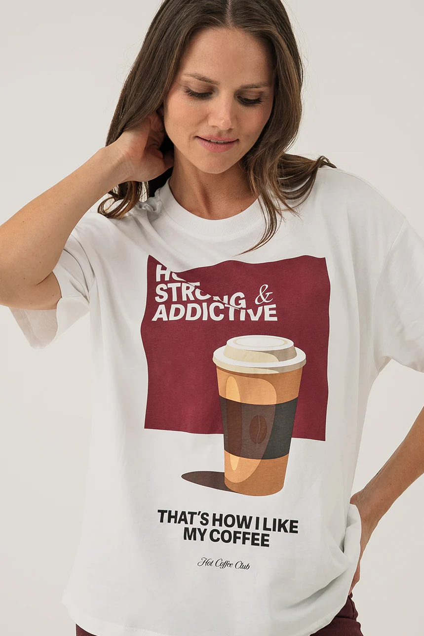 Le t-shirt imprimé thématique café - Image 7