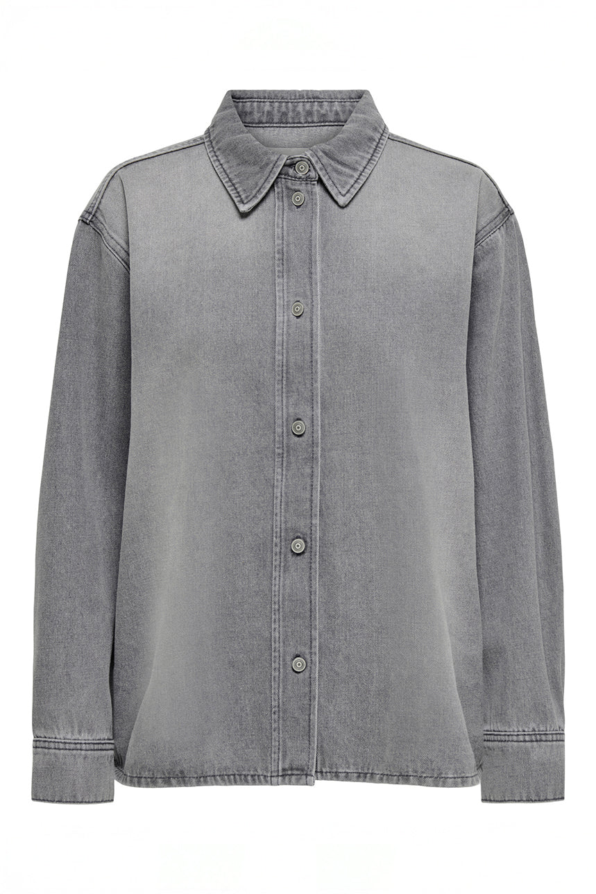 La surchemise en denim gris - Image 4