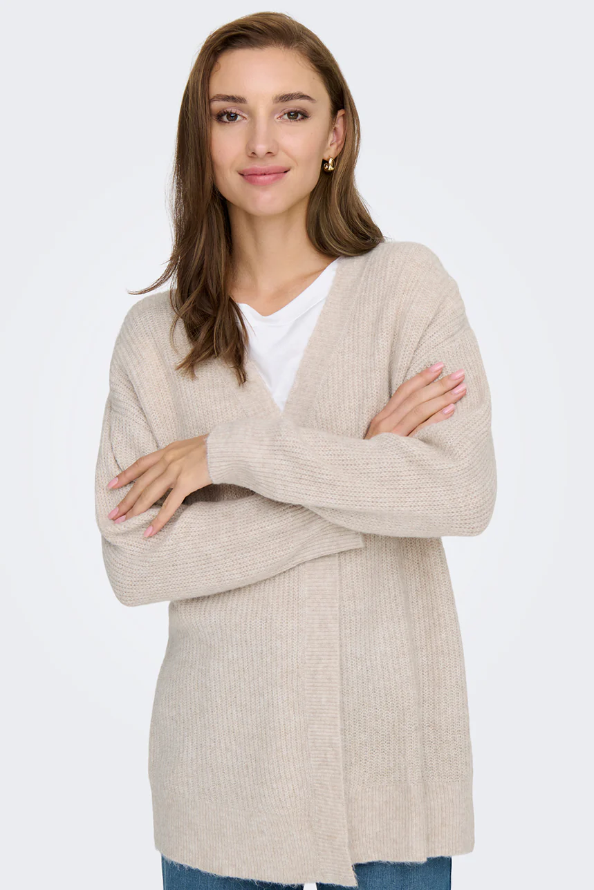 Le cardigan effet mohair beige - Image 2