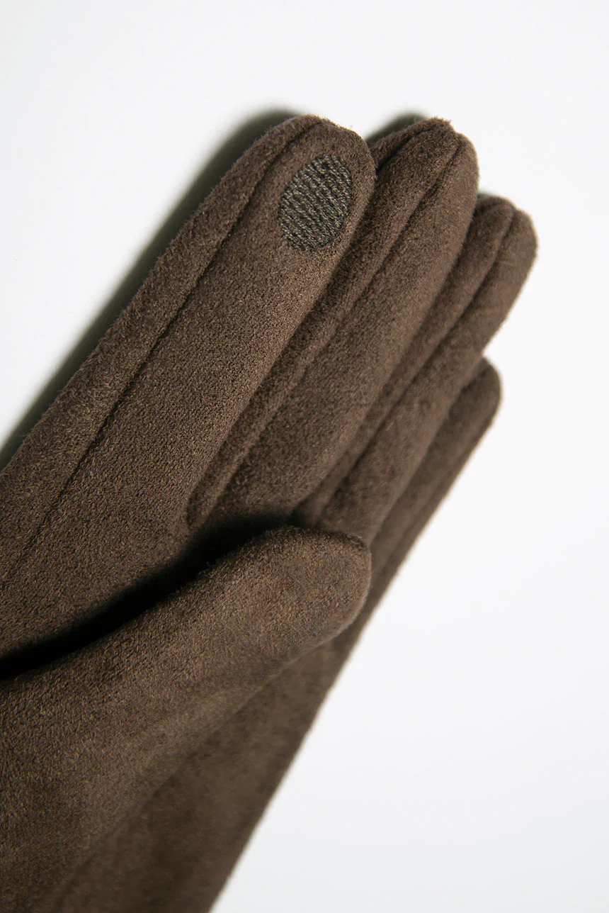 Gants effet suède pour écran tactile - Image 2