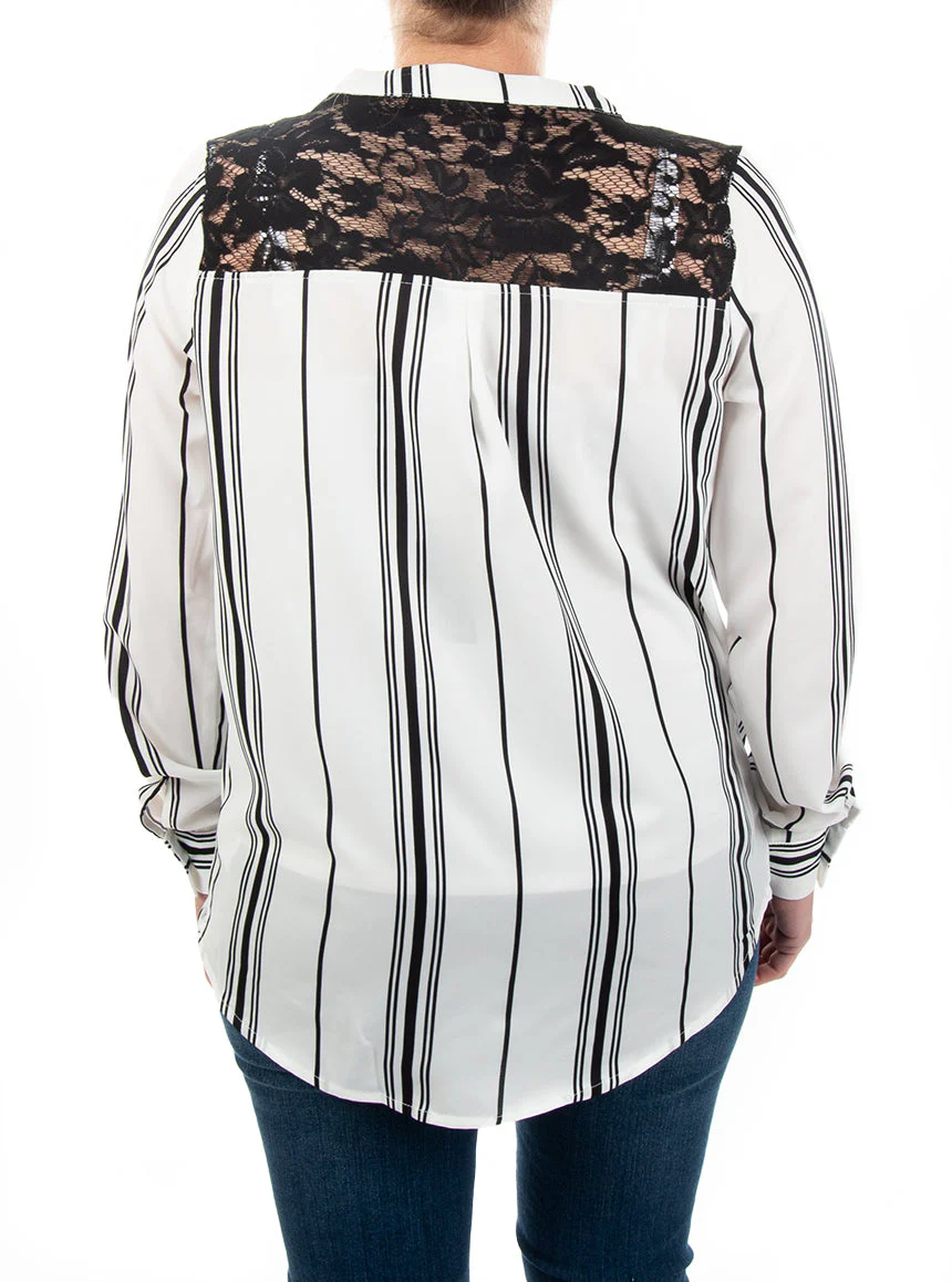 Blouse Lady Dutch lignée - Image 2