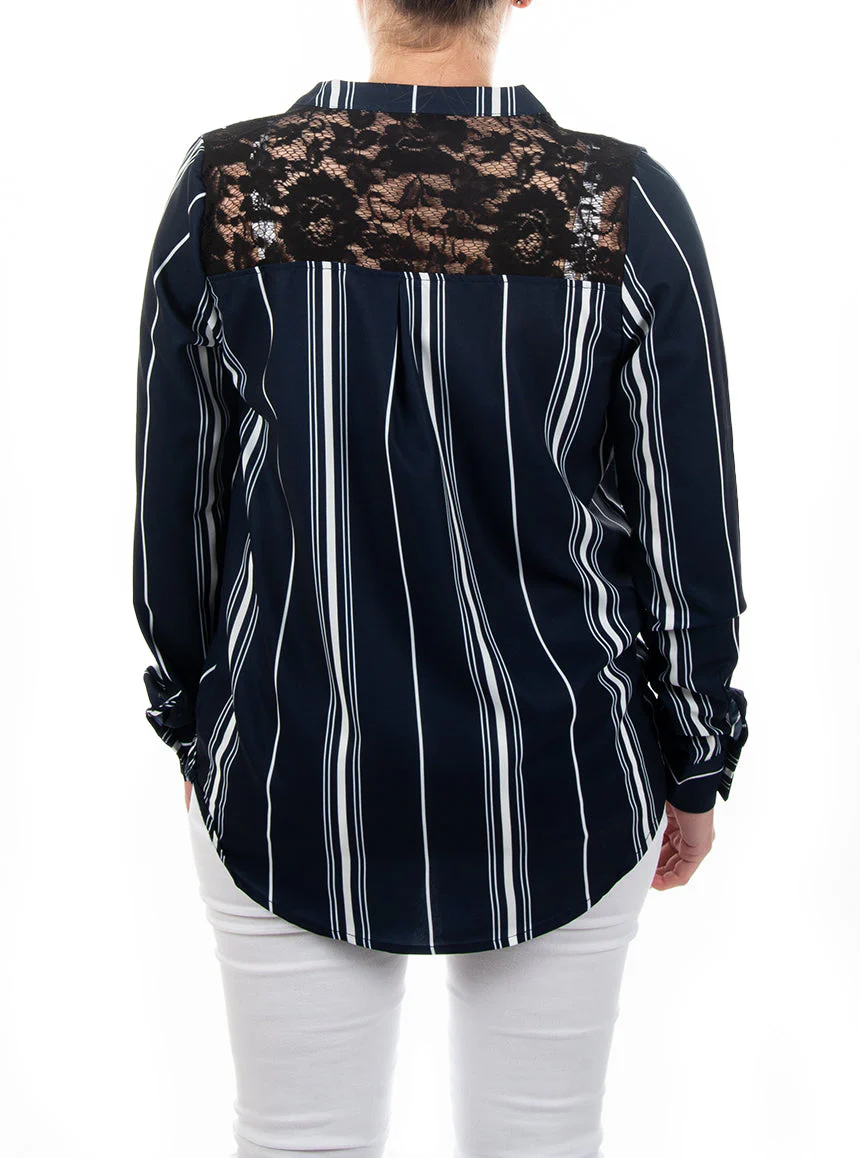 Blouse Lady Dutch lignée - Image 4