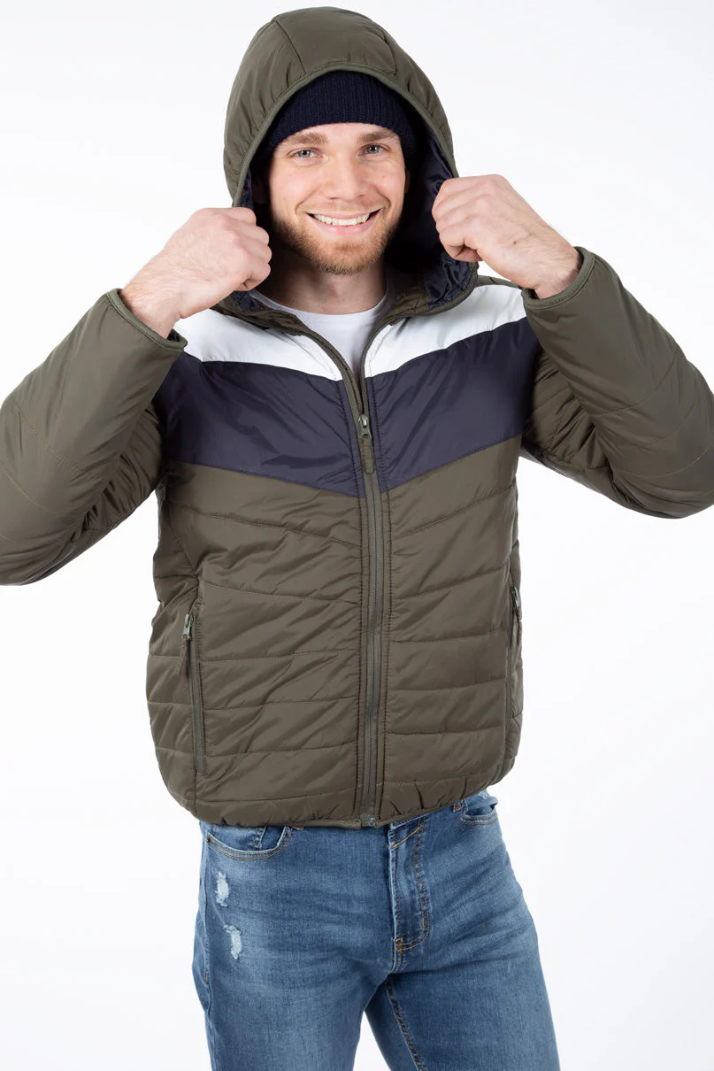 Manteau matelassé chevron mi-saison | Blend - Image 2