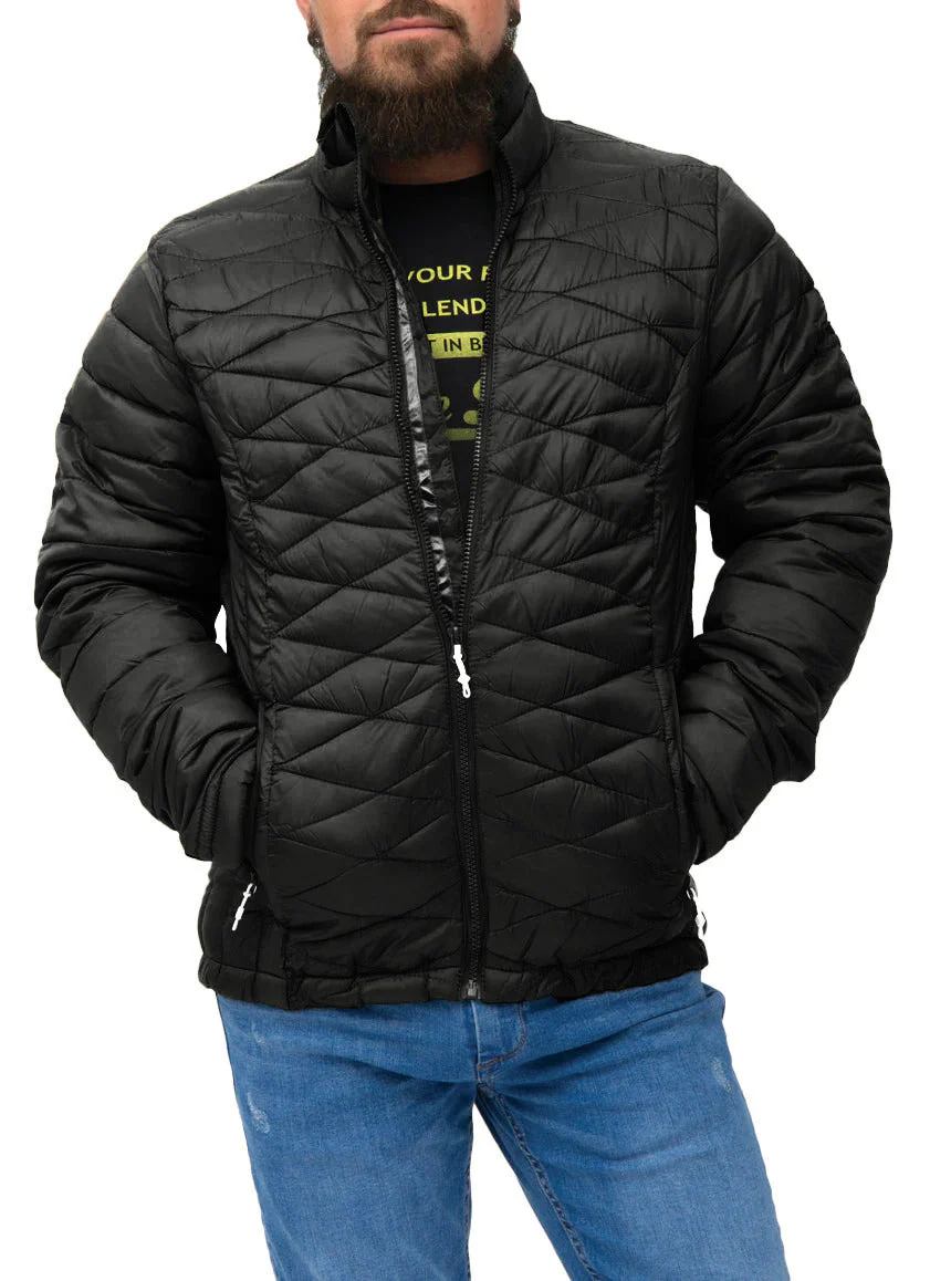 Manteau matelassé uni - Image 3