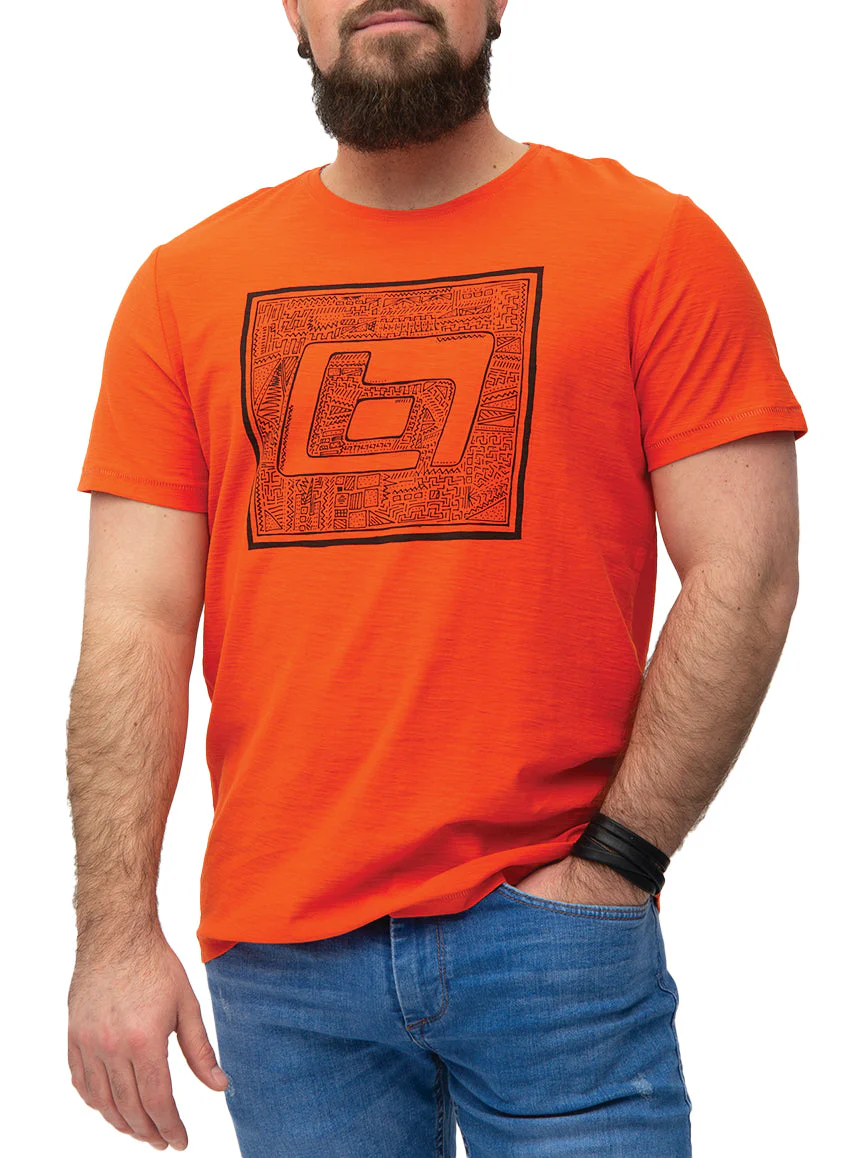 T-shirt coton design géométrique | Blend - Image 4