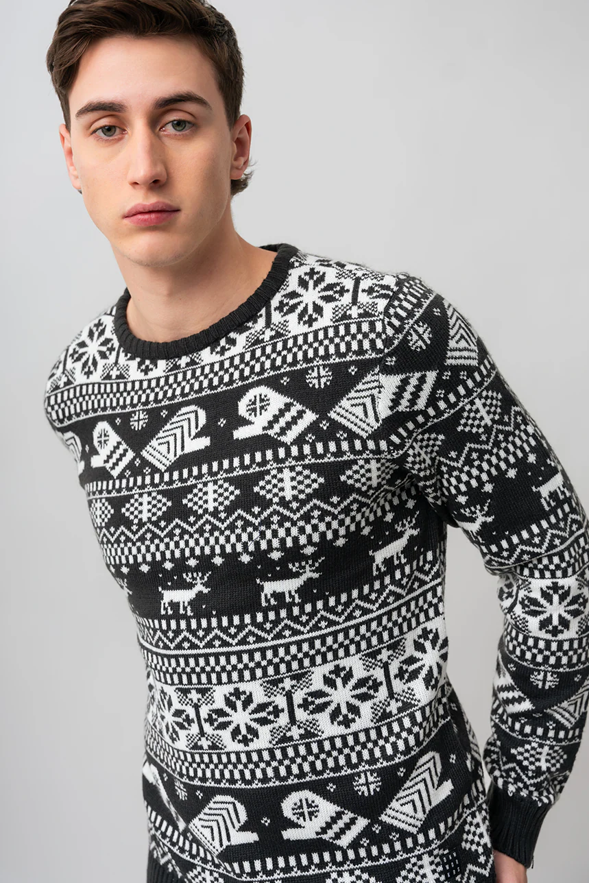 Le chandail jacquard des Fêtes