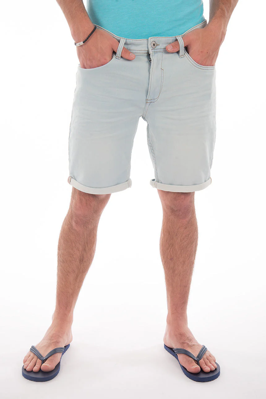 Short en jean délavé | 3 couleurs - Image 2