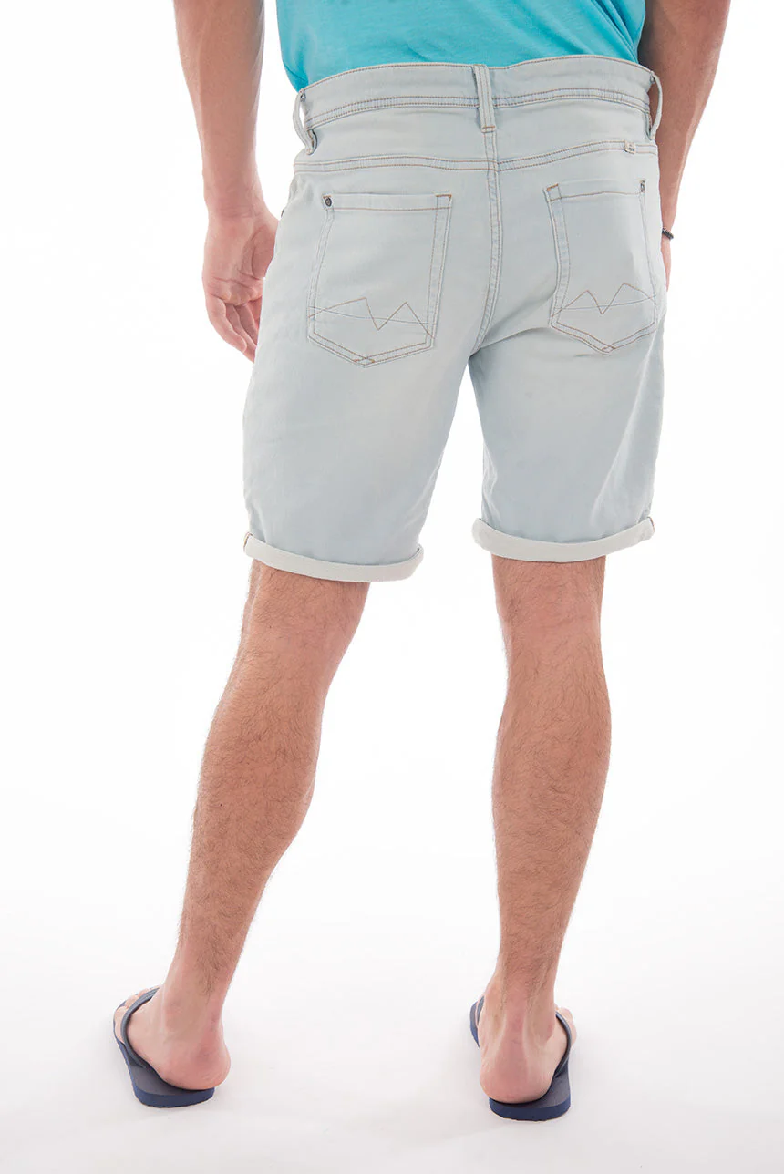 Short en jean délavé | 3 couleurs - Image 3