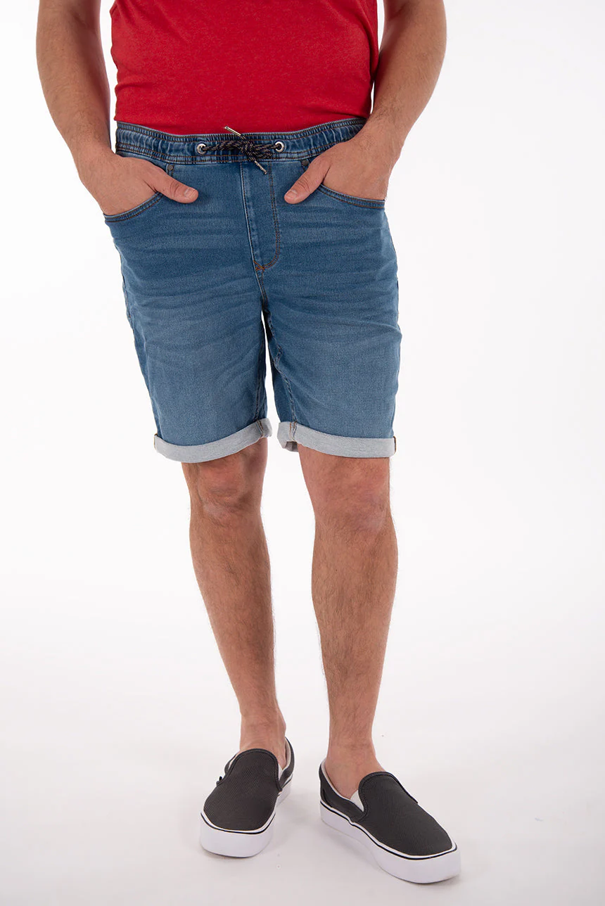 Short en jean délavé - Image 2