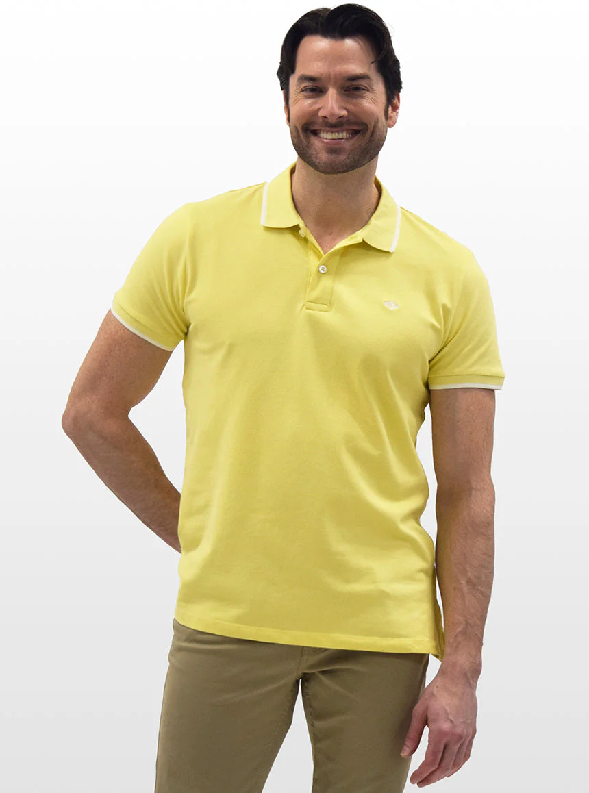 Polo bordures soulignées | 6 couleurs