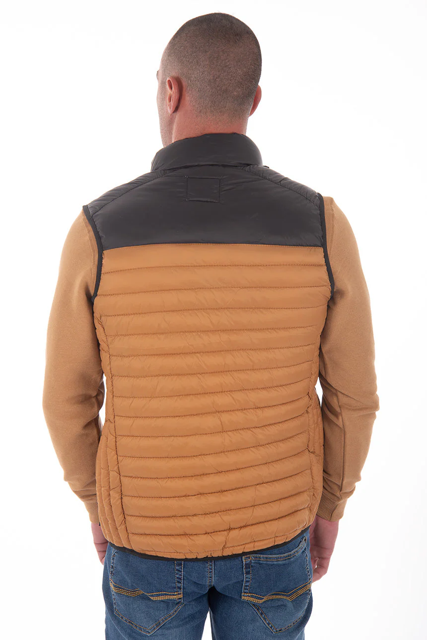 Veste matelassée bicolore sans manches | 2 couleurs - Image 4
