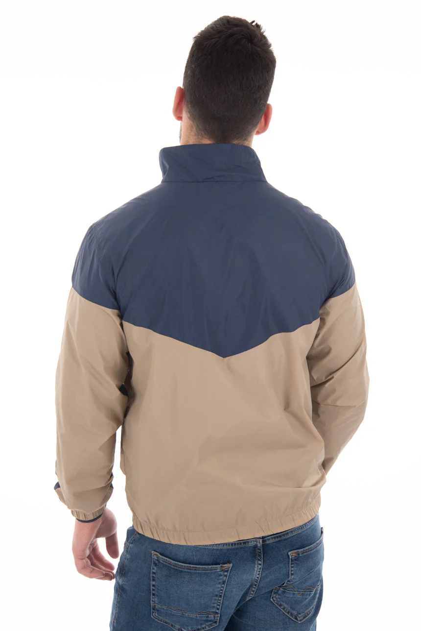 Manteau coupe-vent bicolore - Image 2