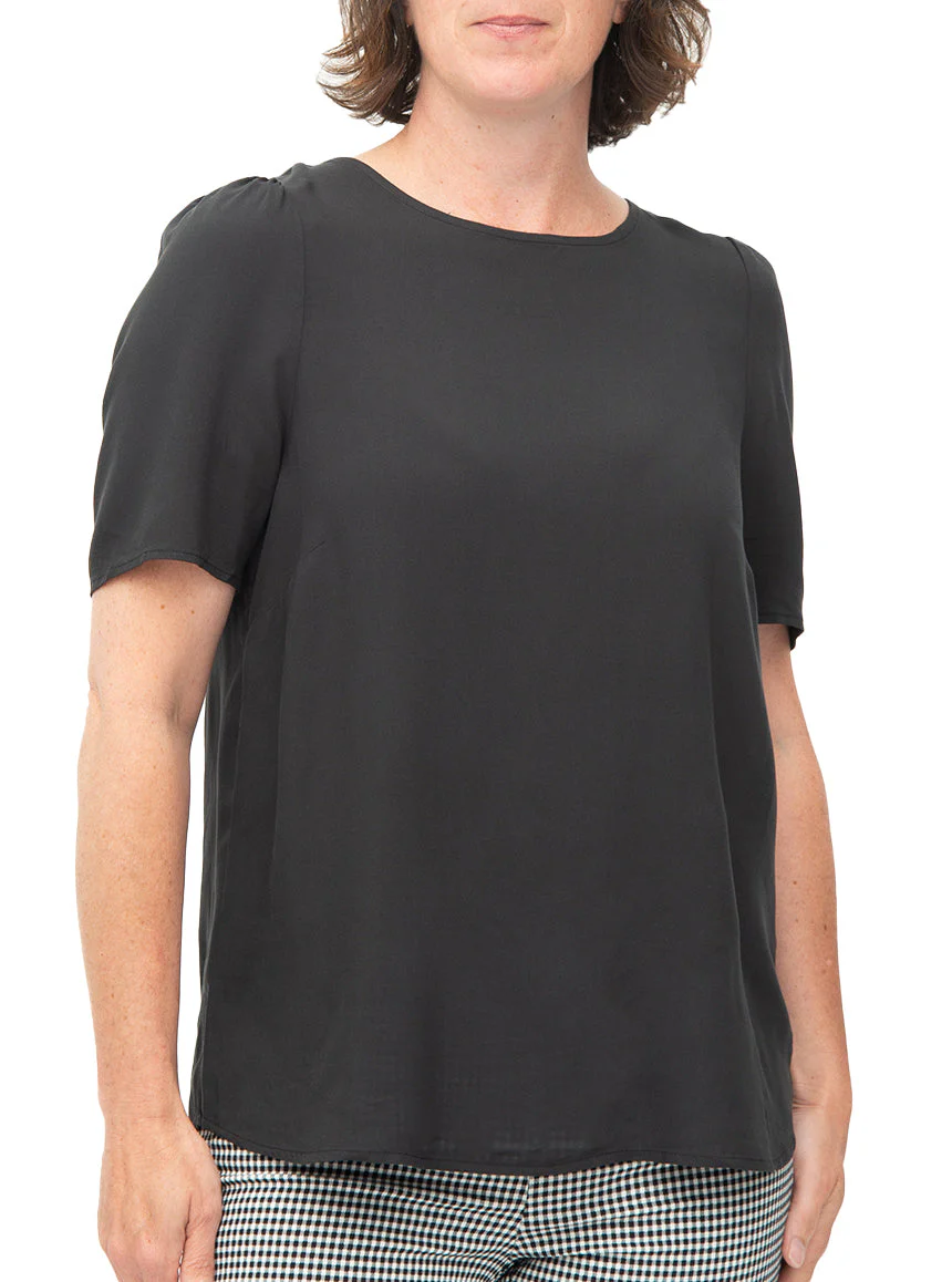 Blouse manches bouffantes | 2 couleurs