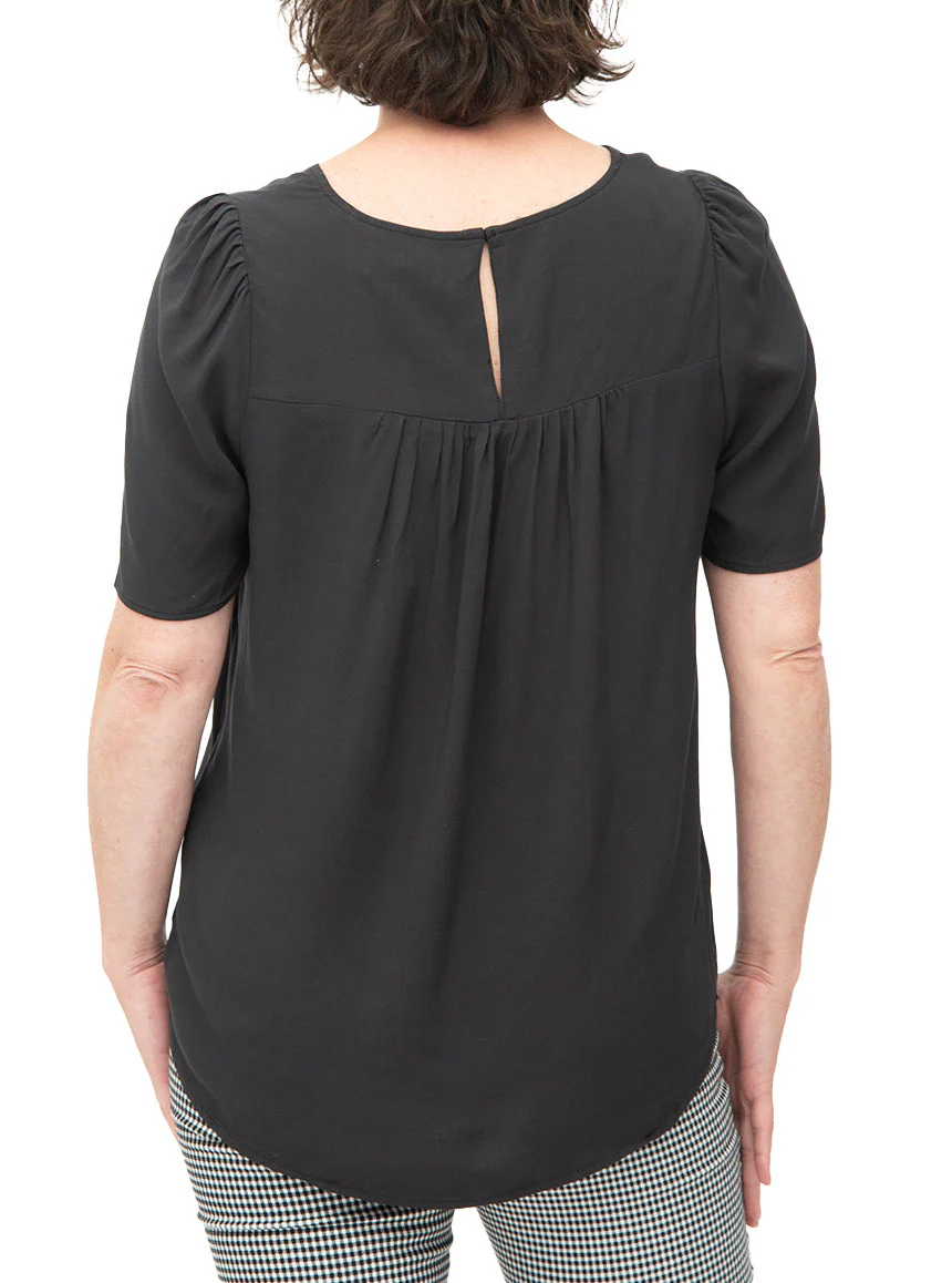 Blouse manches bouffantes | 2 couleurs - Image 2