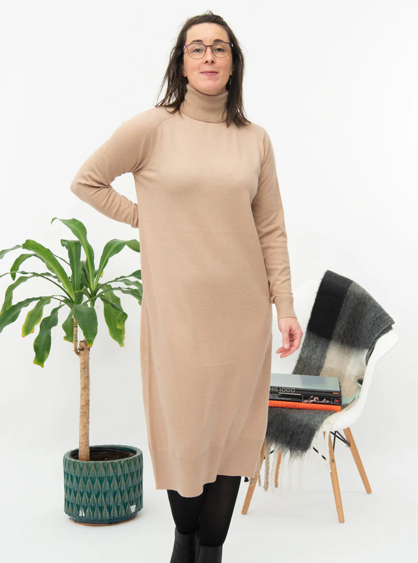 Robe longue en tricot "Ecovero" | 2 couleurs - Image 3
