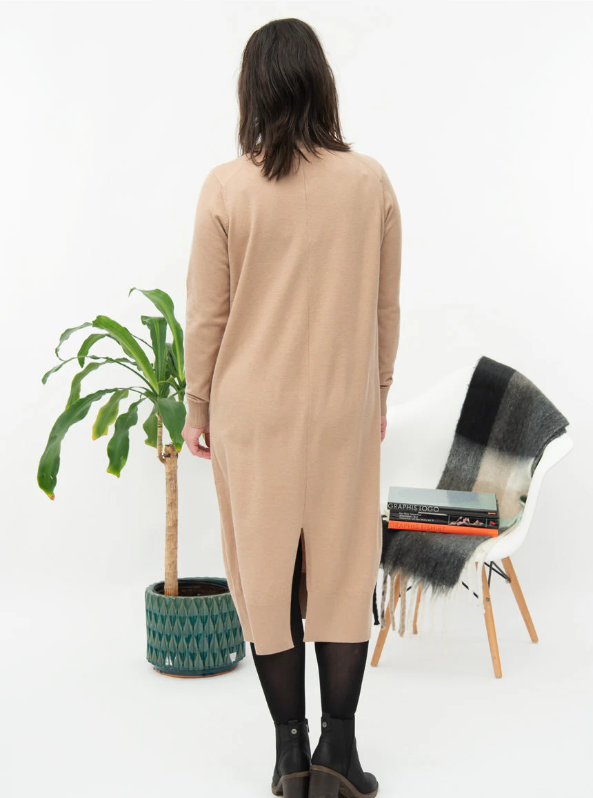 Robe longue en tricot "Ecovero" | 2 couleurs - Image 4