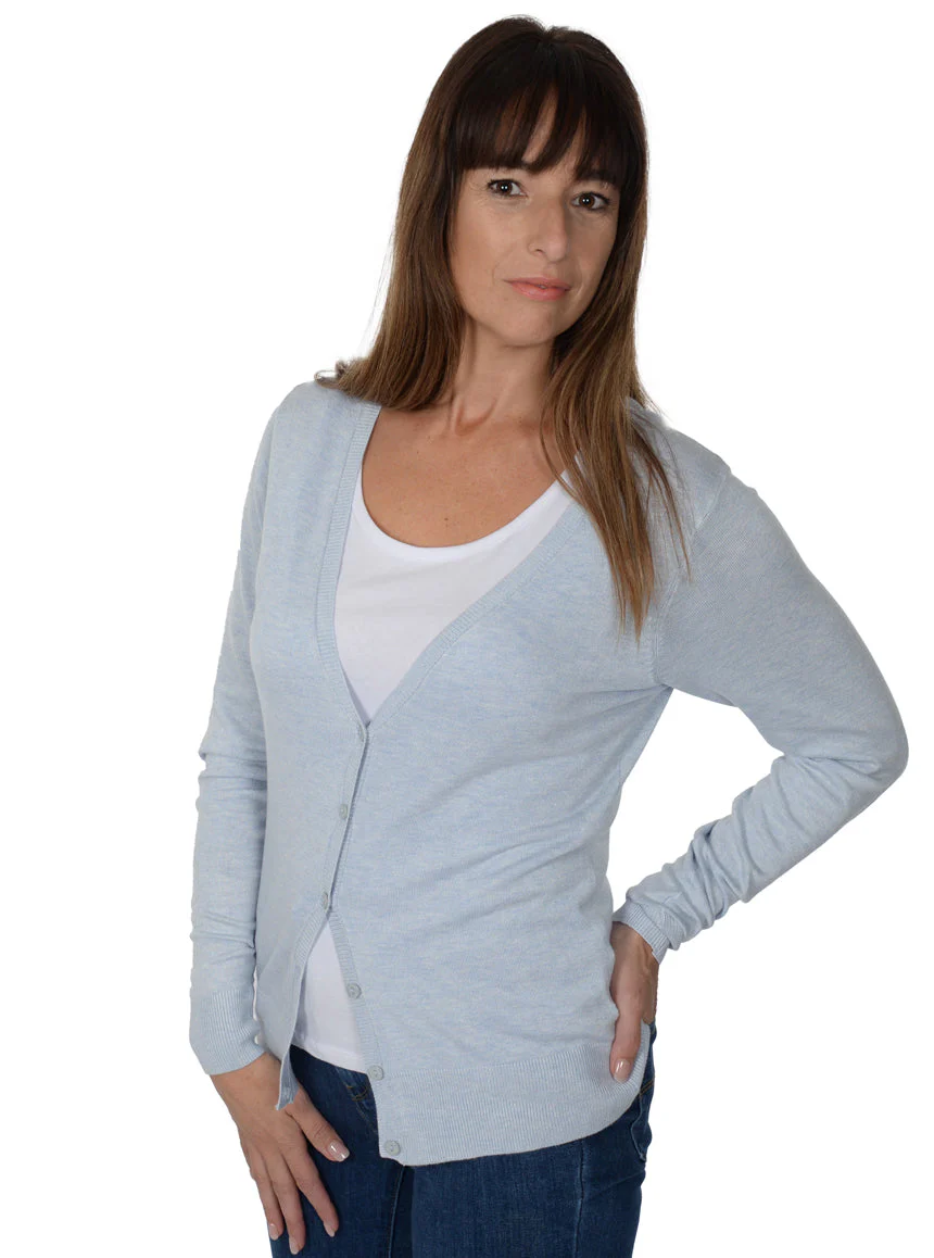 Cardigan en tricot col V | 2 couleurs - Image 3