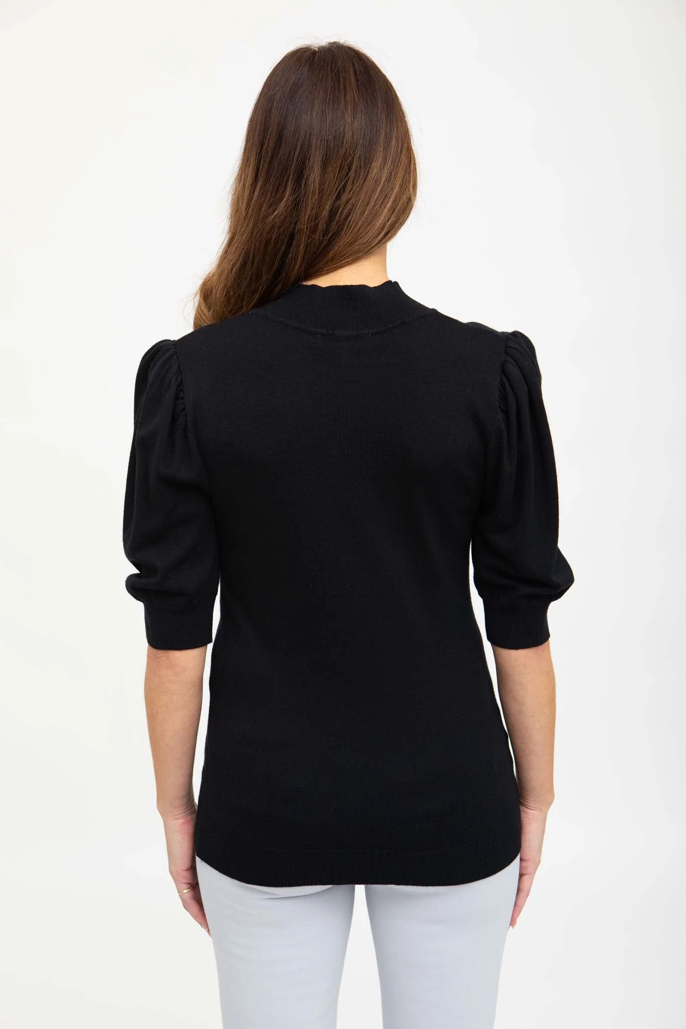 Chandail en tricot manches bouffantes | 4 couleurs - Image 6
