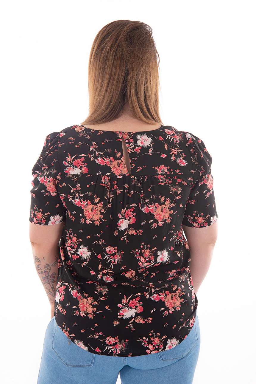Blouse fluide manches courtes | 3 couleurs - Image 2