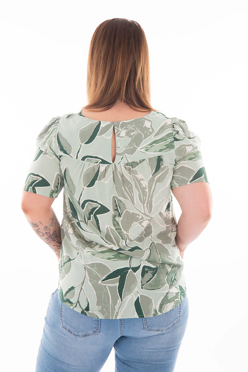 Blouse fluide manches courtes | 3 couleurs - Image 4