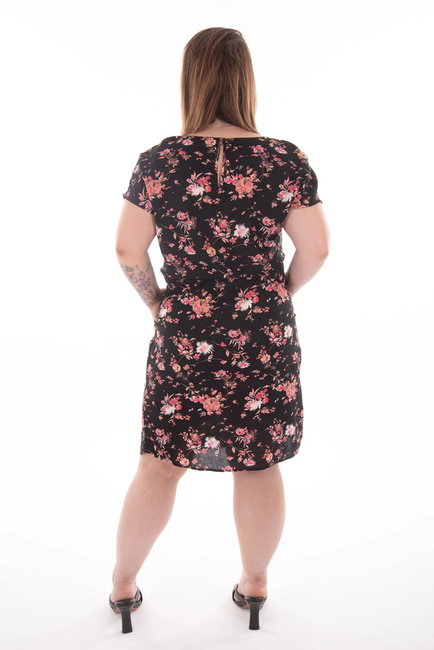 Robe genou imprimé foral | 2 couleurs - Image 5