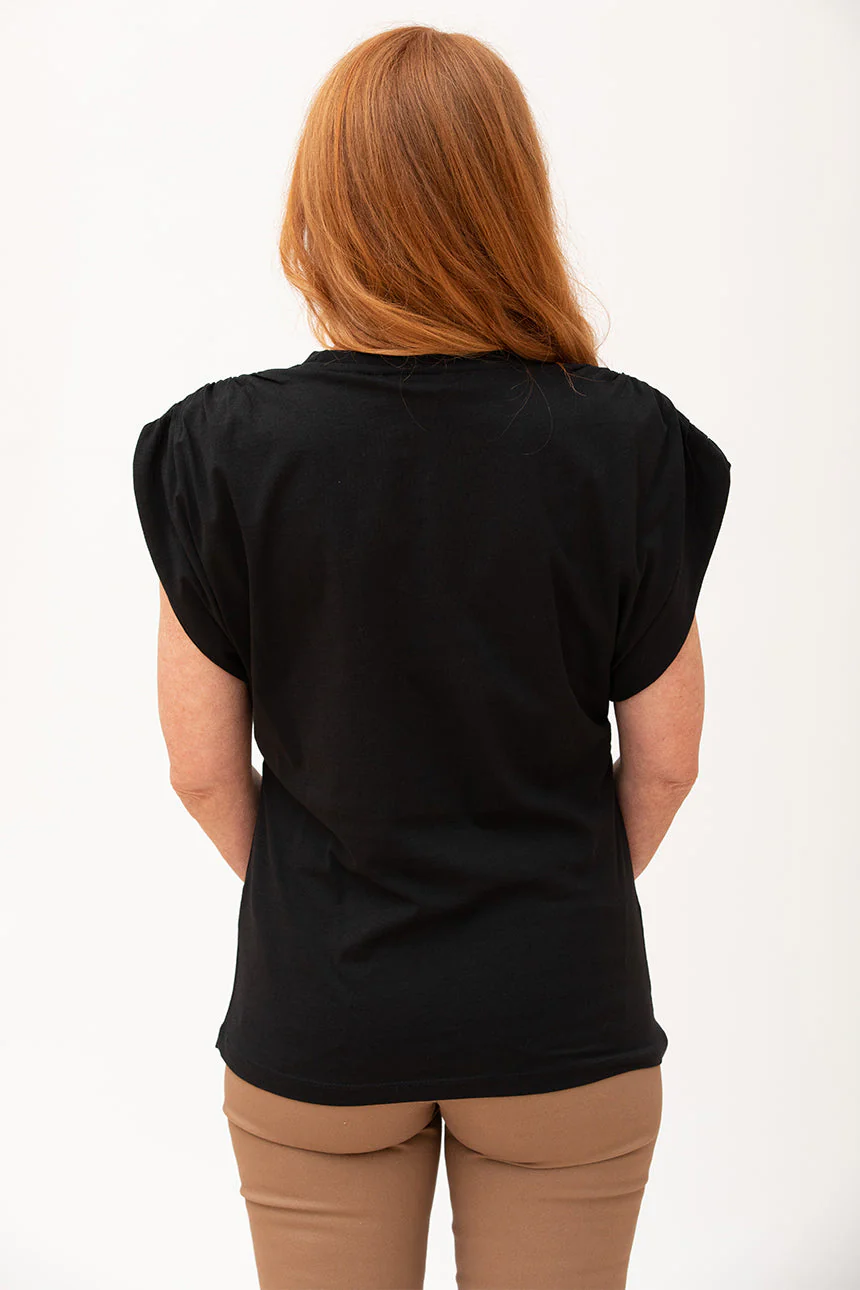 T-shirt manches froncées | 3 couleurs - Image 6
