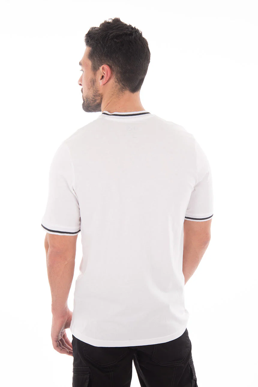 T-shirt uni poche accent - Image 4