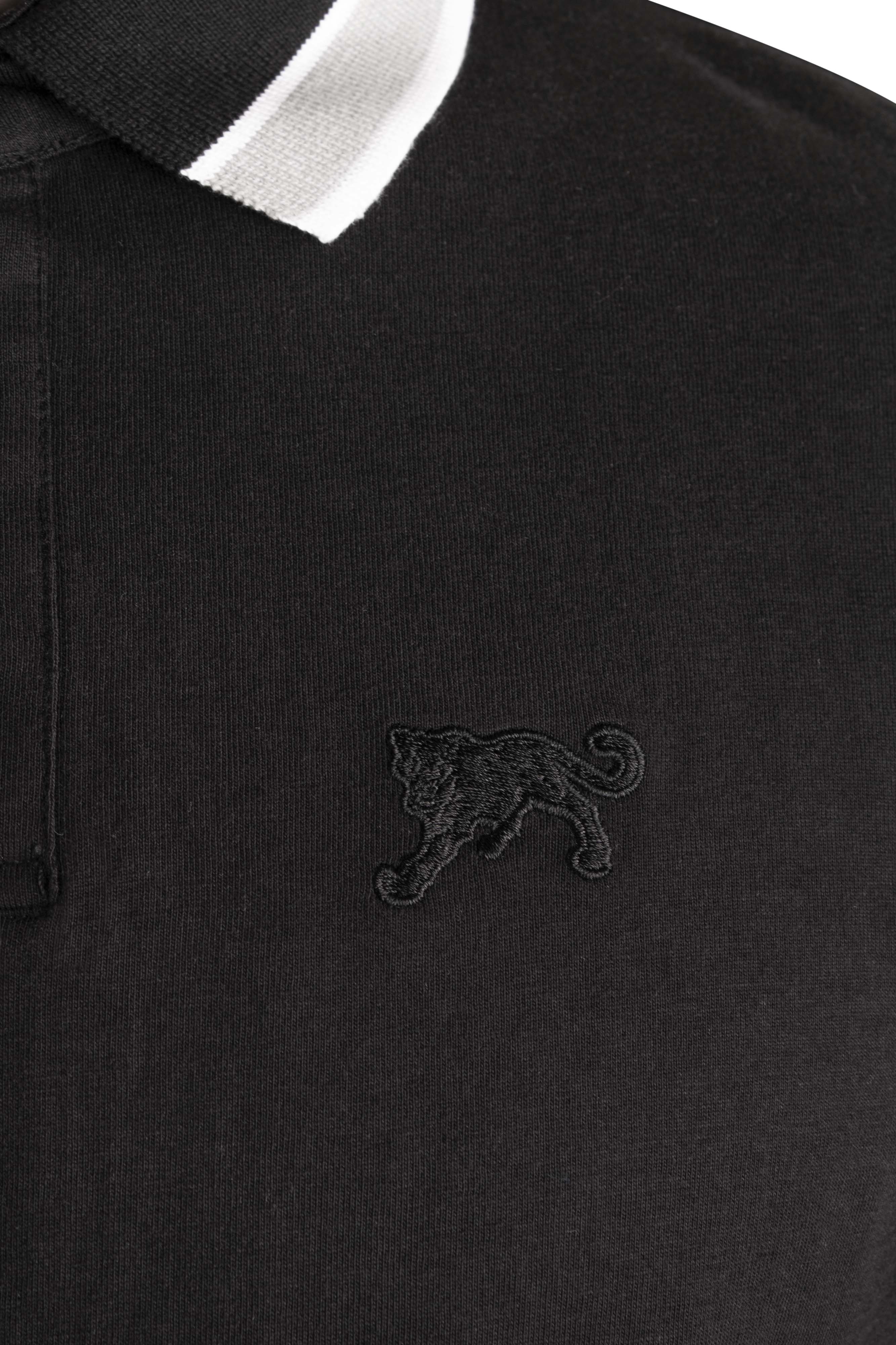 Polo uni félin brodé | 3 couleurs - Image 3