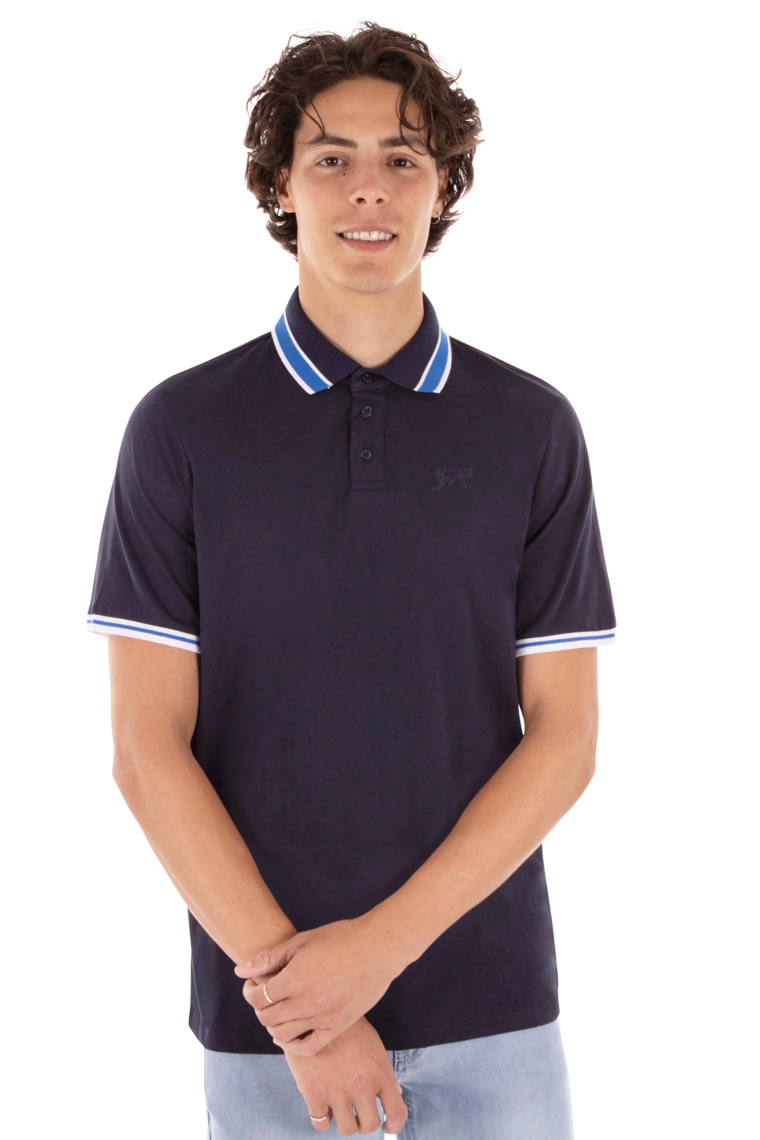 Polo uni félin brodé | 3 couleurs - Image 6