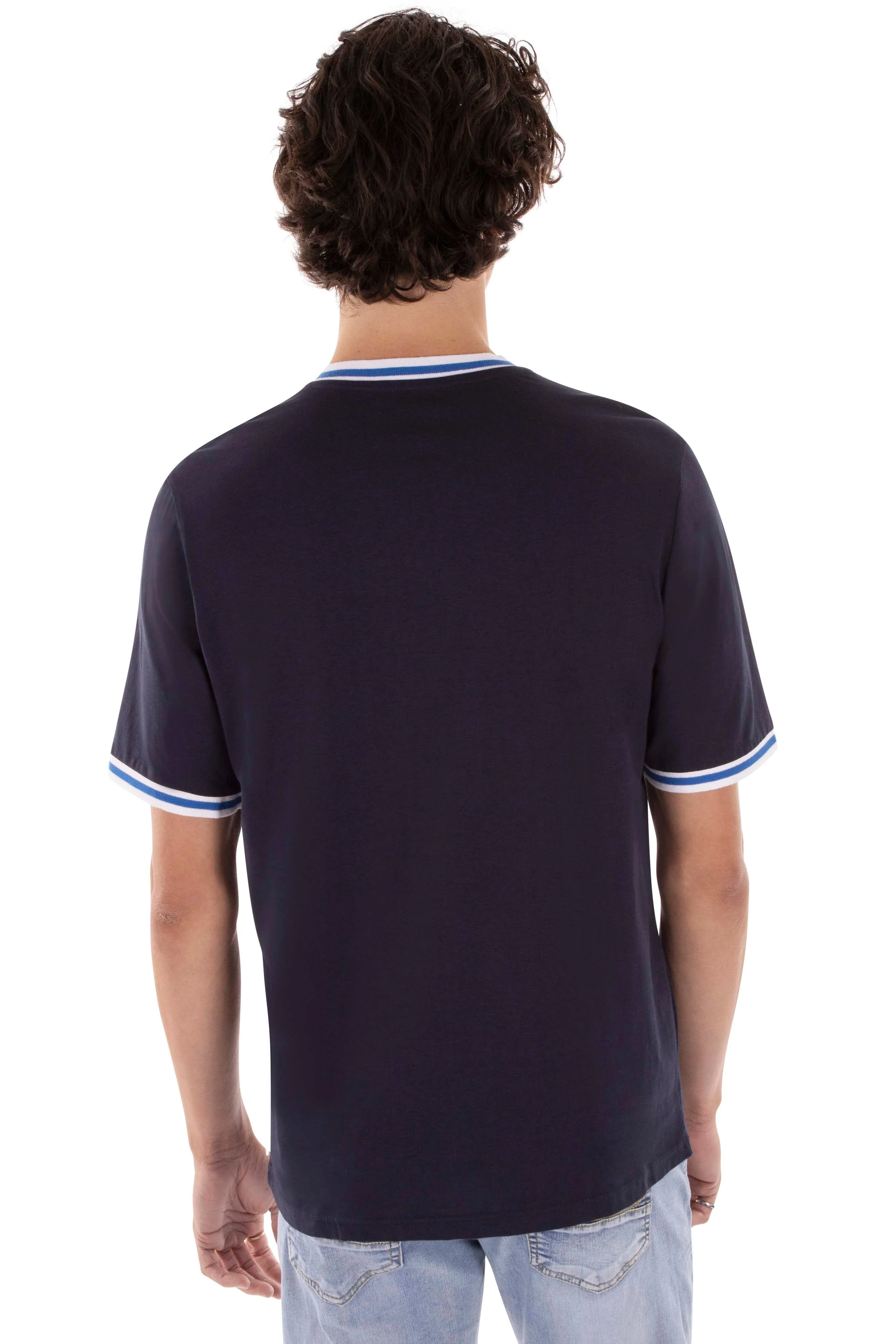 T-shirt uni félin brodé - Image 2