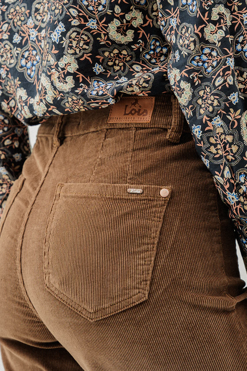 Le pantalon en velours côtelé Lois | Modèle Robie - Image 3