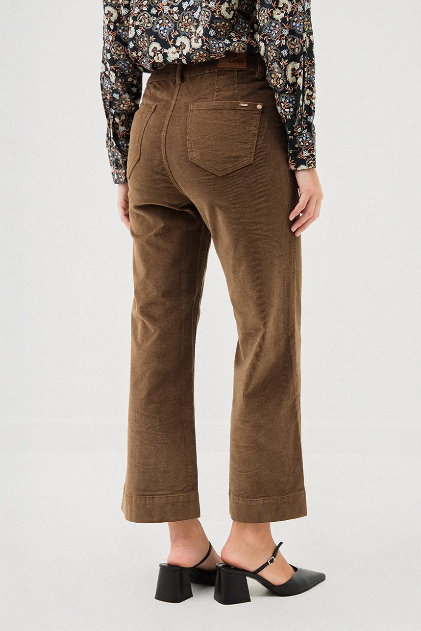 Le pantalon en velours côtelé Lois | Modèle Robie - Image 4