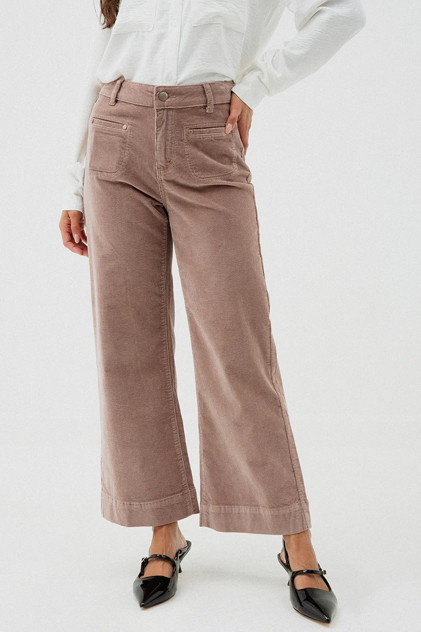 Le pantalon en velours côtelé Lois | Modèle Robie - Image 6