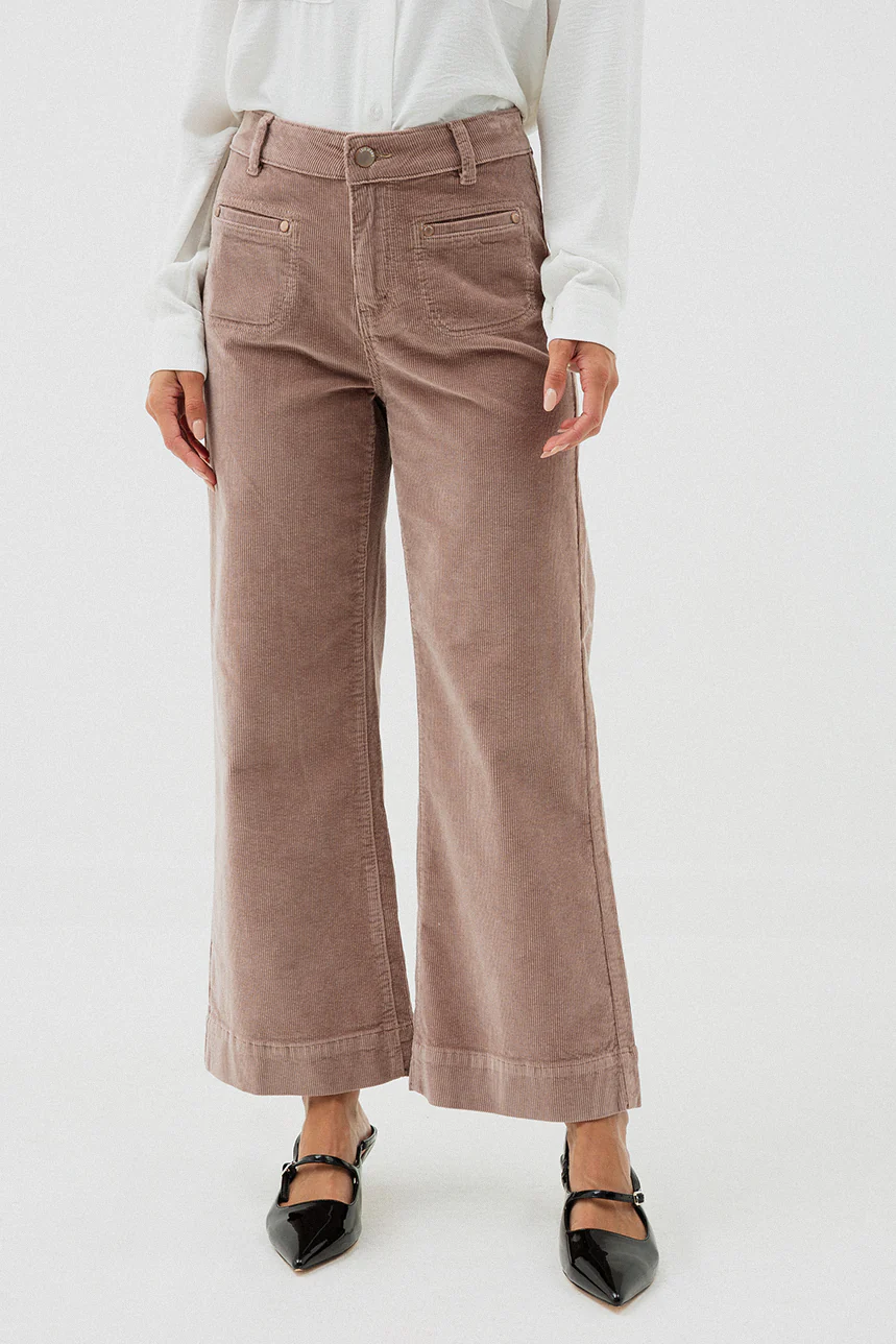 Le pantalon en velours côtelé Lois | Modèle Robie - Image 7