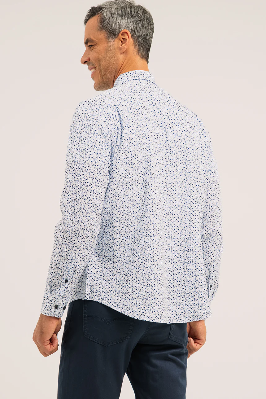 La chemise blanche à motif floral - Image 4