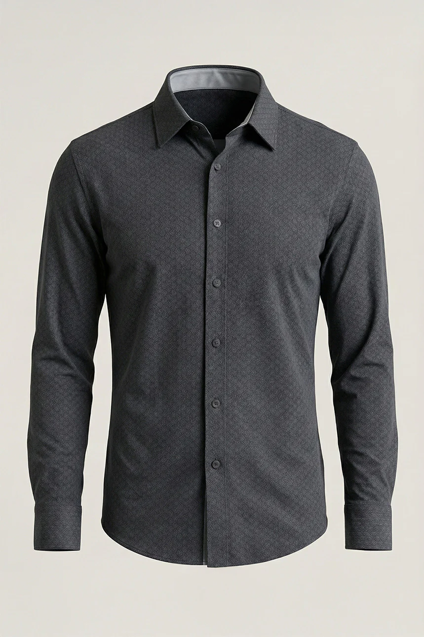 La chemise à motif noire - Image 2