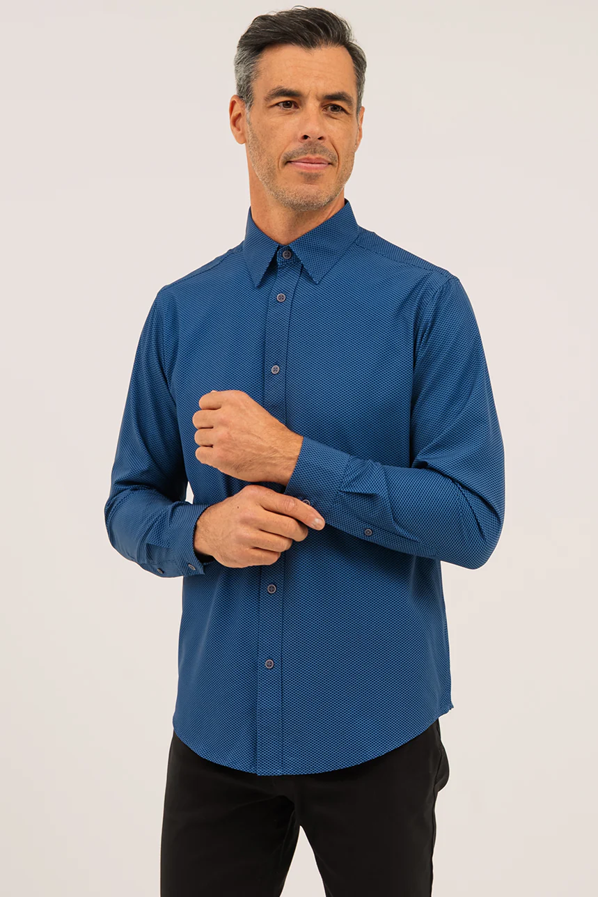 La chemise à petit motif ton sur ton - Image 2