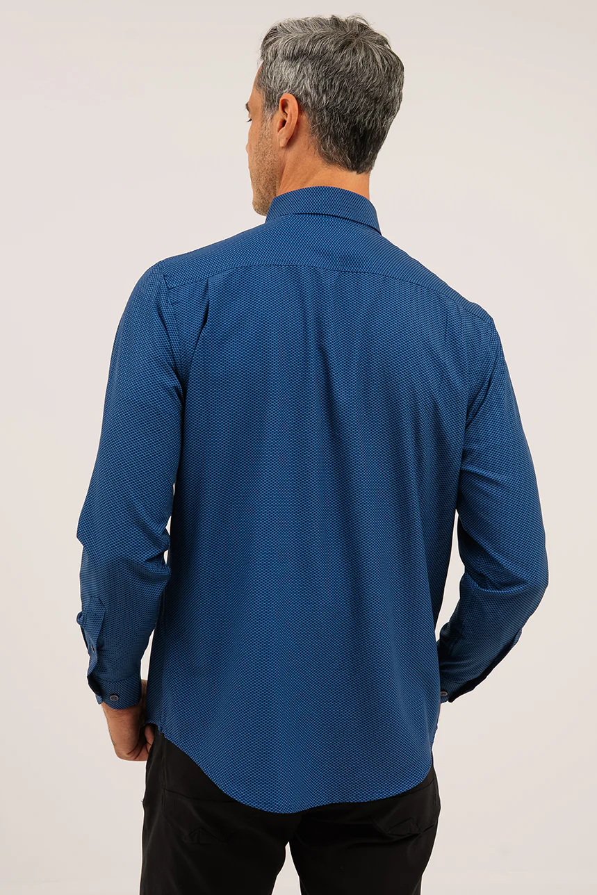 La chemise à petit motif ton sur ton - Image 4