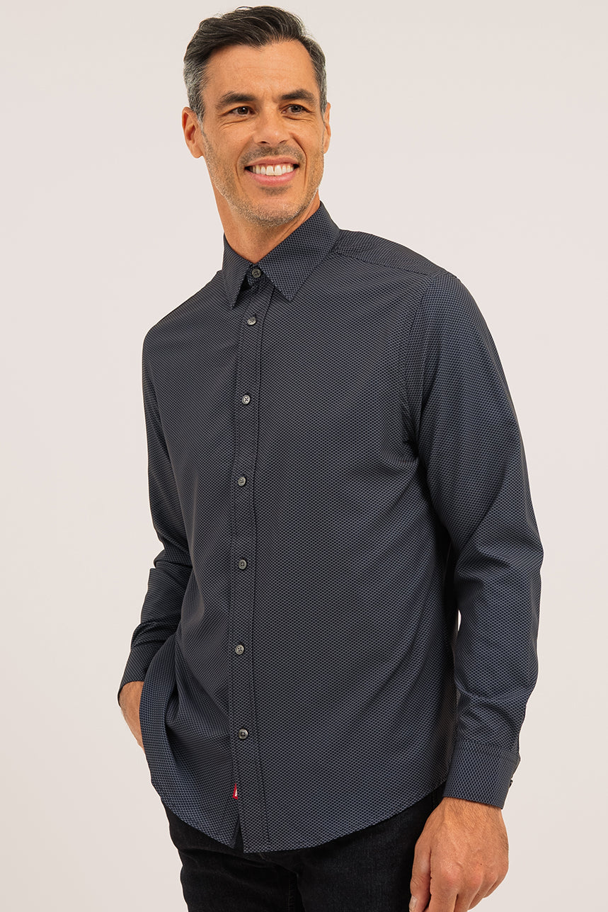 La chemise à petit motif ton sur ton - Image 5